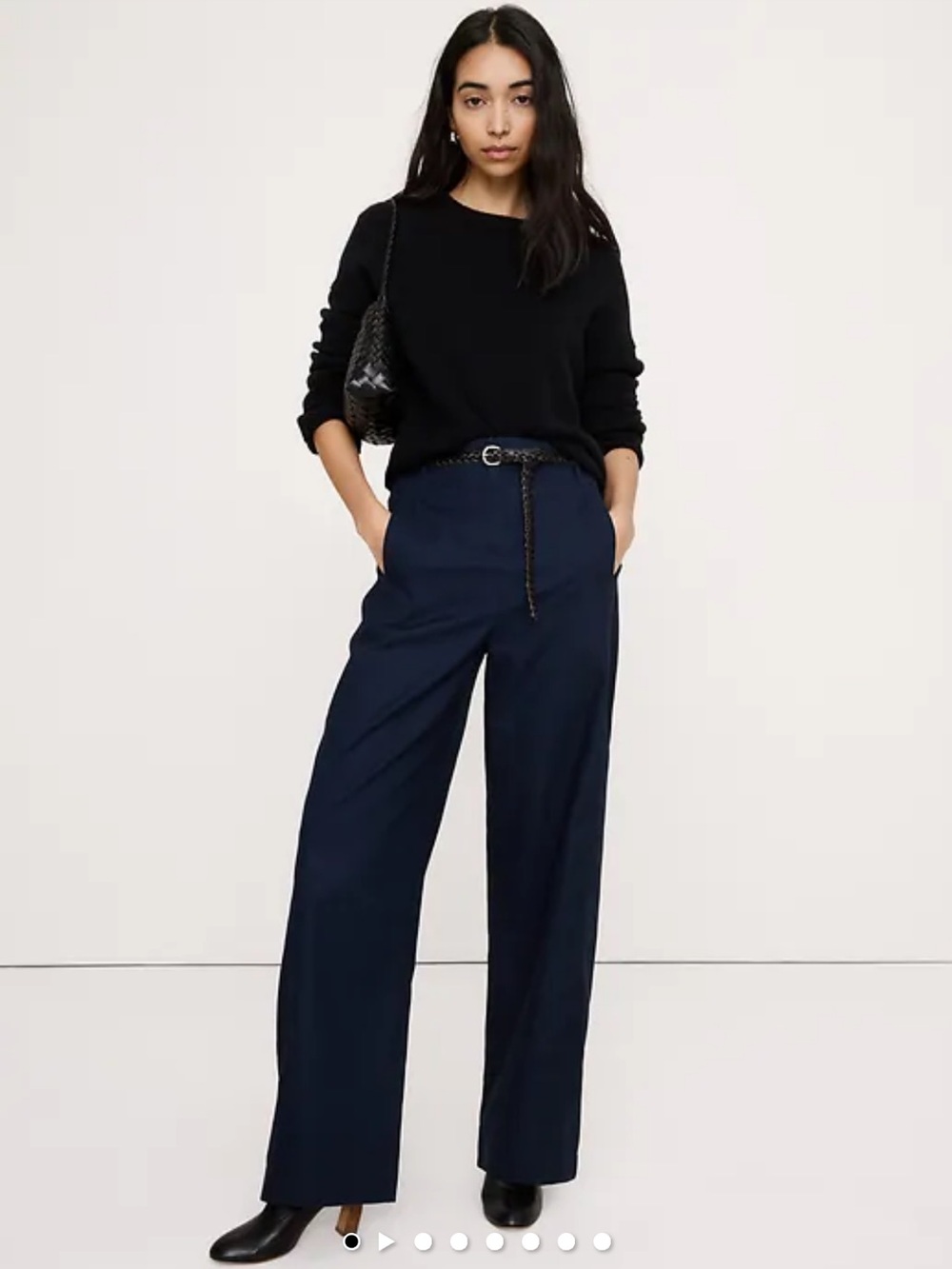 Banana Republic Ultra High Rise Authentic Chino’s in black